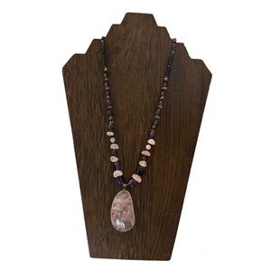 Amethyst and Rose Quartz Necklace